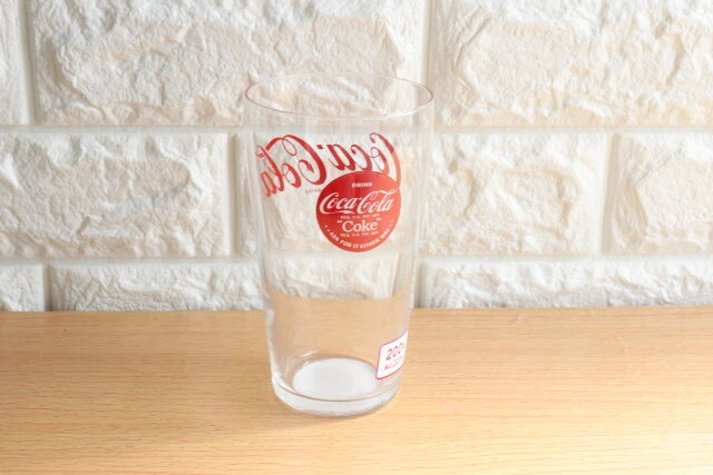 ダイソーのラージグラス（コカ・コーラ、AS1、約480mL、C）