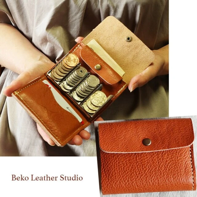 minne　ミニ財布　まとめ　小さめの革財布　Beko Leather Studio