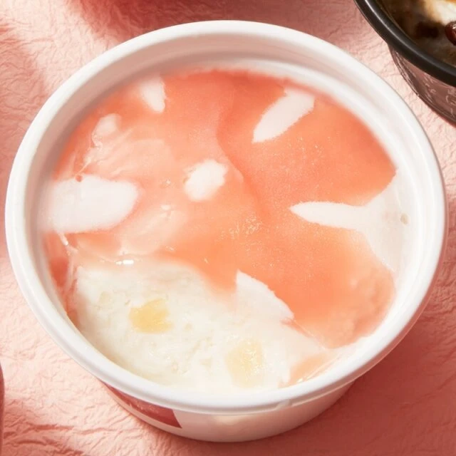 白州名水かき氷Premium やわらか練乳氷 山梨県産白桃