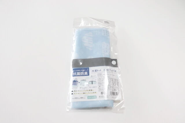 ダイソー　抗菌洗濯ネット エコバッグ用　パッケージ