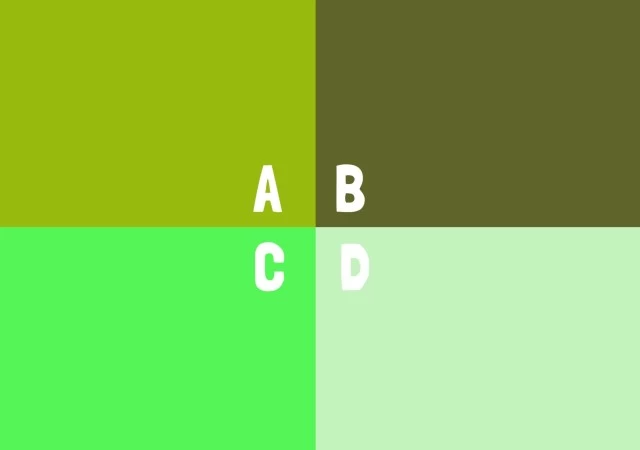 心理テスト　緑　カラー　画像