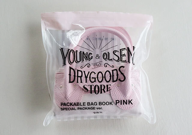 ムック本　雑誌付録　YOUNG ＆ OLSEN The DRYGOODS STORE PACKABLE BAG BOOK PINK SPECIAL PACKAGE ver.