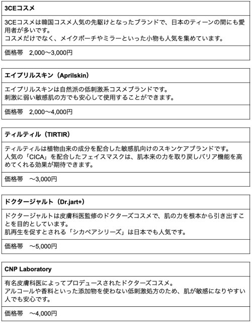 韓国コスメブランド人気ランキング ブランド別おすすめアイテムを紹介 Michill Bygmo ミチル