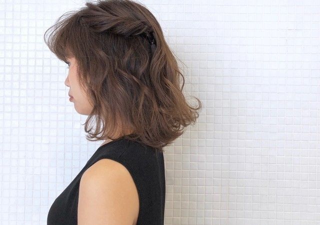 ボブのハーフアップが3分で ピンを使わないくるりんぱで簡単可愛くできるヘアアレンジのやり方 Michill ミチル