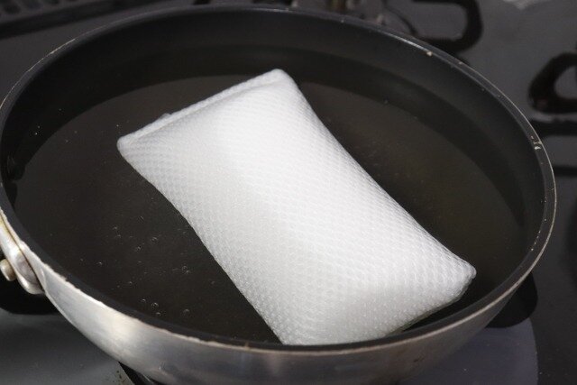 ダイソー　消耗品　100均　キッチン用品　日用品　煮沸消毒できるネットスポンジ
