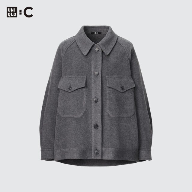 【未開封】ユニクロC　オーバーサイズジャケット　グレー　Mサイズ