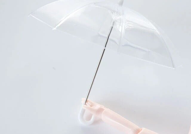 セリアのミニチュア 傘の使用例