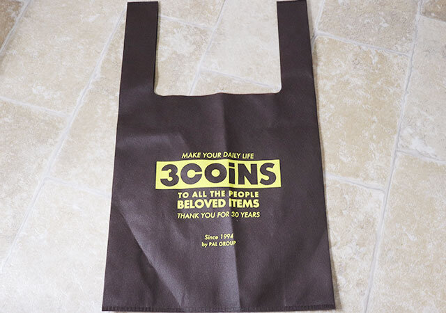 3COINS（スリーコインズ）　の30周年記念 復刻ショッピングバッグ