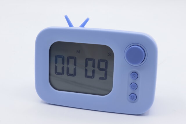 ダイソーのテレビ型デジタル時計のタイマー表示モード