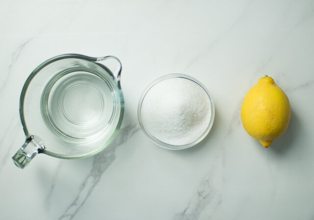 レモンマフィン　レシピ　レモンコンポートの材料