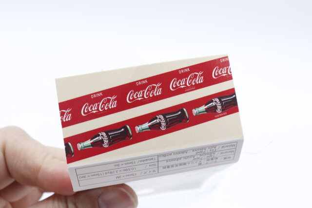 ダイソーのマスキングテープ（コカ・コーラ、AS1、B）のデザイン