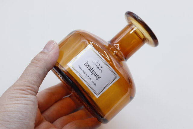 ダイソーのガラス瓶（約300mL）