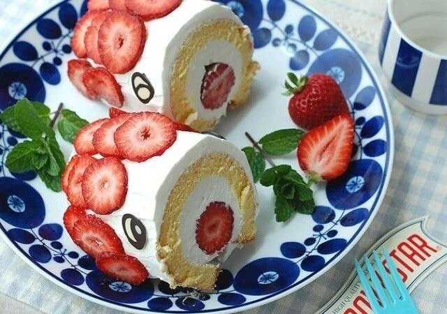 鯉のぼりケーキ