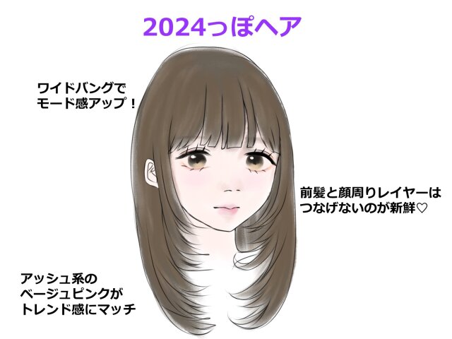 2024年っぽヘア