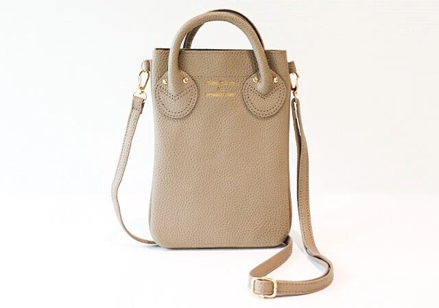 YOUNG＆OLSEN The DRYGOODS STORE スマホショルダー BAG BOOK TAUPE