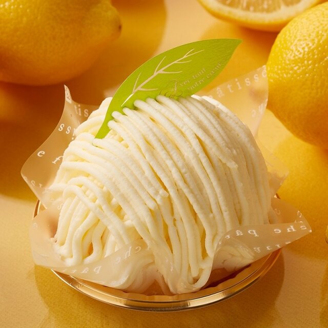シャトレーゼ　季節限定スイーツ　北海道産マスカルポーネのレモンチーズモンブラン