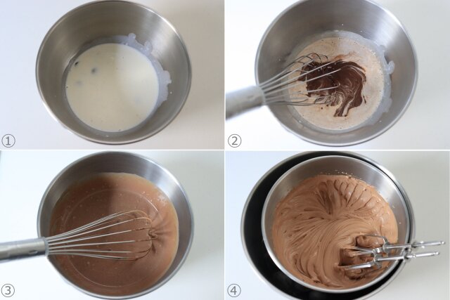 チョコクリームを作る