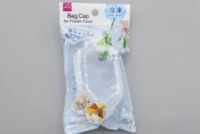 ダイソー　冷凍食品用袋キャップ（大きめ食材用）　パッケージ