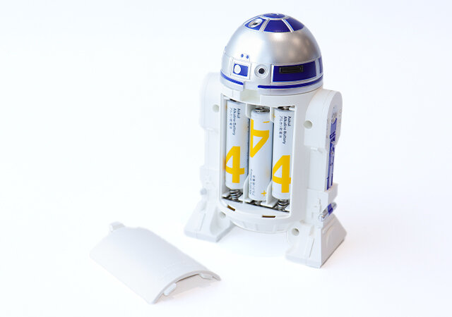R2‐D2お部屋ライト付録レビュー使用電池