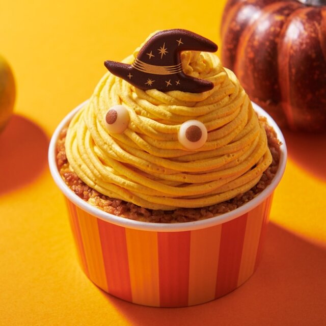 シャトレーゼのかぼちゃお化けのハロウィン おばケーキ