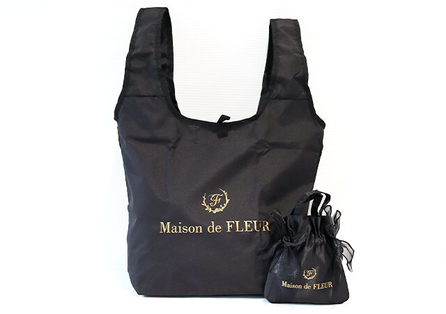 Maison de FLEUR COOLER SHOPPING BAG SET BOOK BLACK