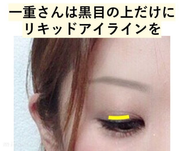 雑誌のマネはng ワンポイントで大きく変わる 目の形別 錯覚 を使ったデカ目アイメイク Michill ミチル