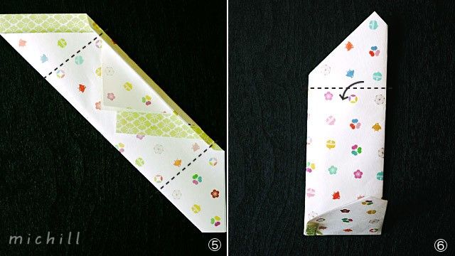 懐紙の折り方をマスター 懐紙で作るかわいい箸袋とポチ袋 Michill Bygmo ミチル
