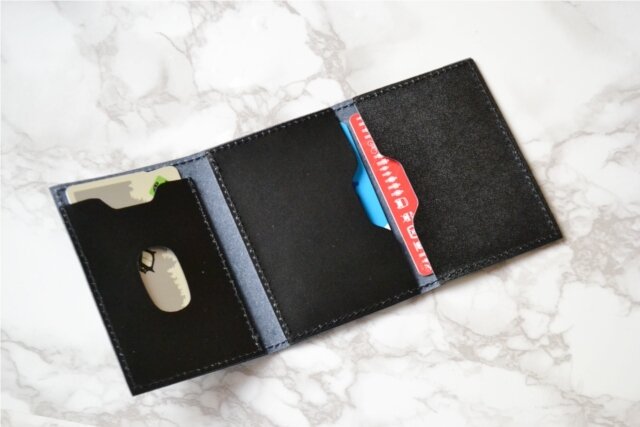付録に見えない高級感 ナノユニバースのレザー製二つ折り財布 カードケースsmart7月号 Michill ミチル