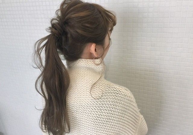 使うのはヘアゴム3本だけ 簡単かわいい ポニーテールアレンジ Michill ミチル