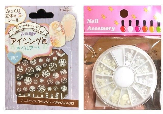 春はすぐそこ プラザで買えるジェルと100均ネイルシールでフラワーネイル Michill Bygmo ミチル