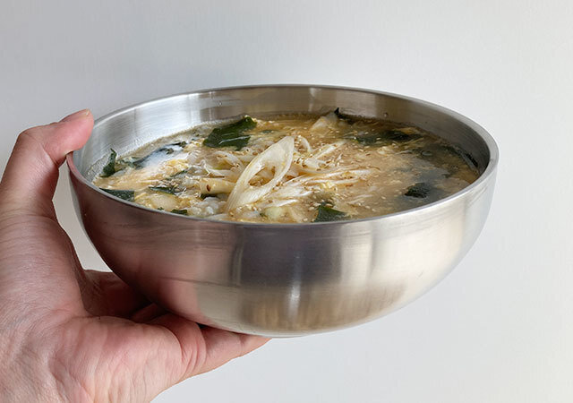 ダイソー　看板　値段タグ　スープ　2重構造ステンレス冷麺器