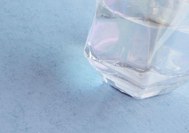ダイソー　オーロラグラス　カラーグラス　使用感　水