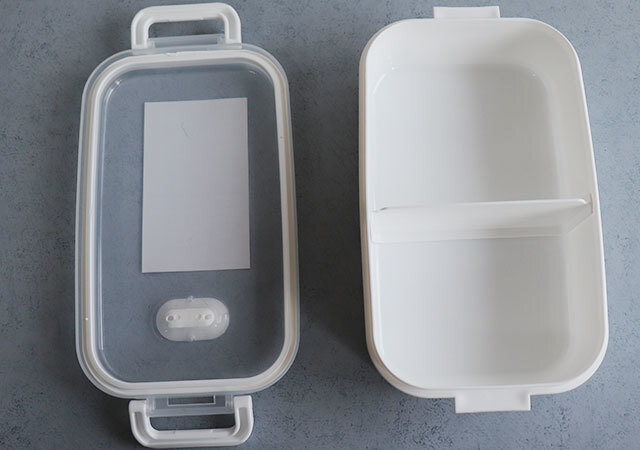 ダイソー　パッキン一体型　弁当箱　保存容器　シンプル