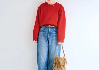 2026秋冬は赤ニットがあればいい！コーデが一気に華やぐ♡大人の着こなし5style