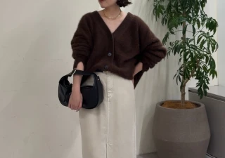 秋コーデは「ブラウンカーディガン」が主役♡羽織るだけで即こなれる！大人のお手本5style