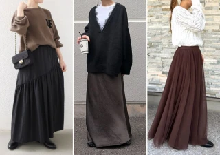 秋冬のスカートコーデは「素材感」が大事！マネするだけで垢抜ける♡大人の着こなし5選